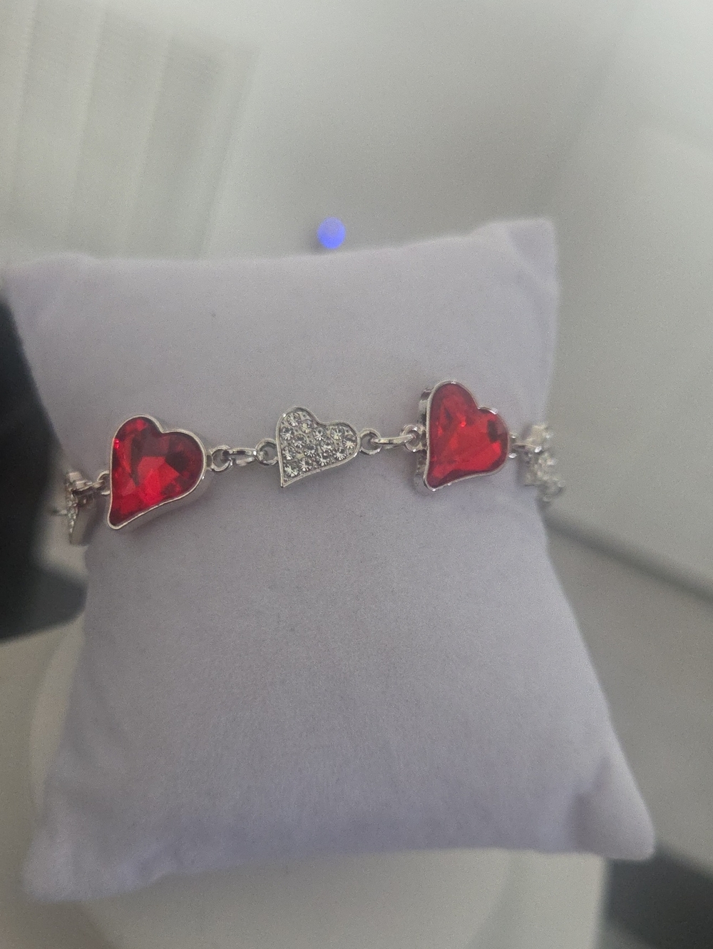 Paparazzi Cluelessly Crushing Red Bracelet NWT